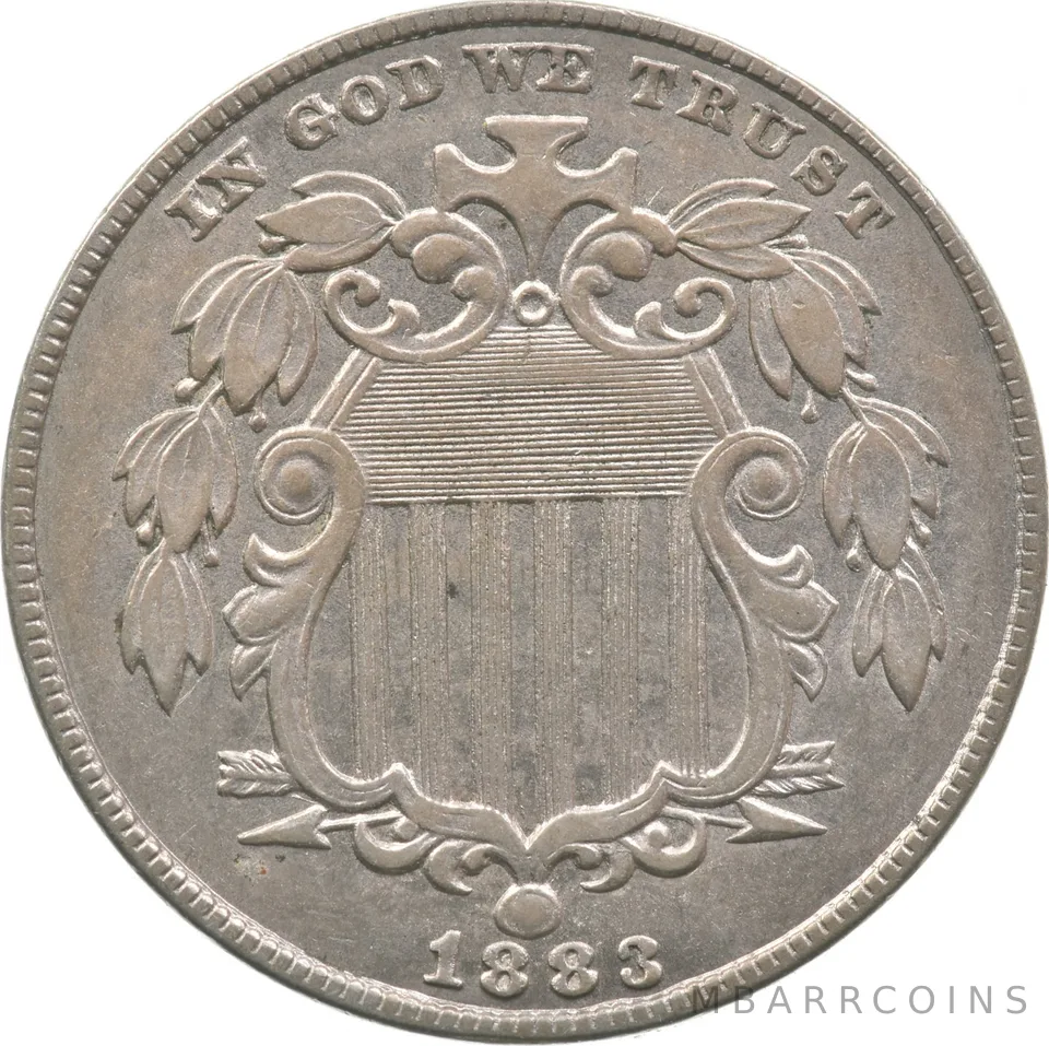 1883 Shield Nickel a4387