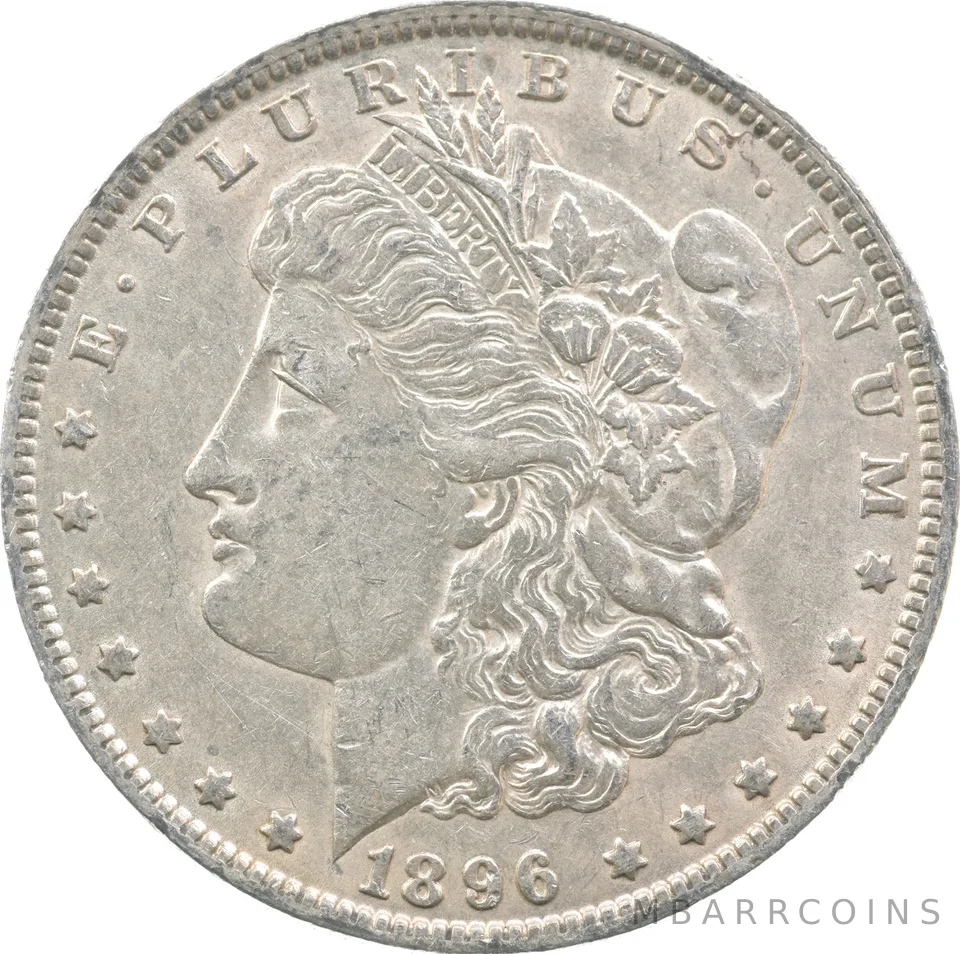 1896-O Morgan Silver Dollar a1939