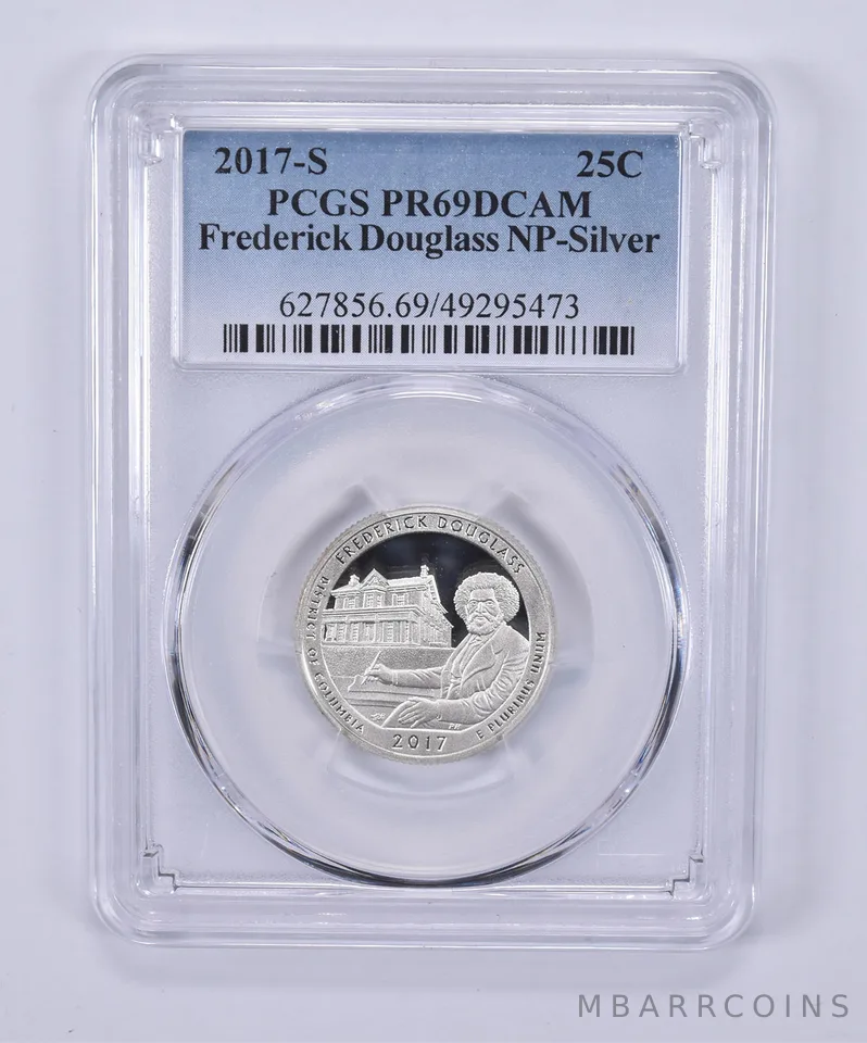 2017-S Washington Quarter Silver Frederick Douglass PR69 DCAM PCGS