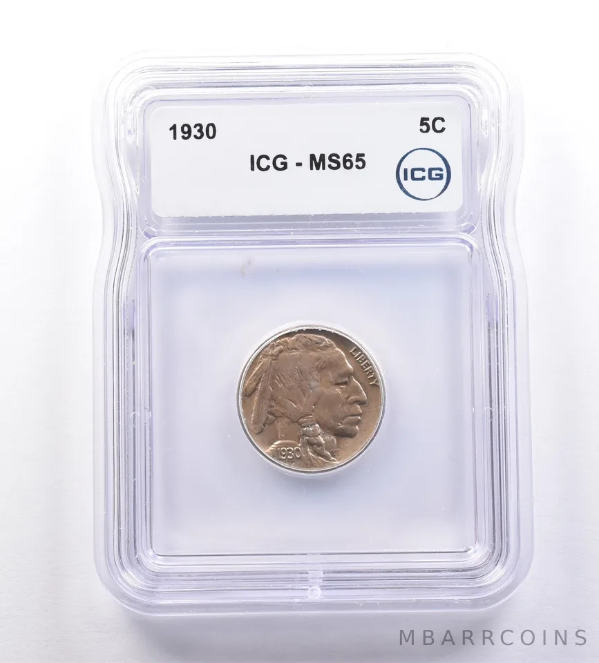 1930 Indian Head Buffalo Nickel MS65 ICG *9216