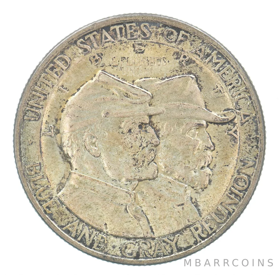 1936 Battle Of Gettysburg Commemorative Half Dollar Beautiful Tone *5770