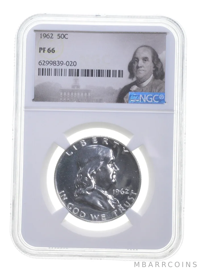1962 Franklin Half Dollar PF66 NGC Special Label