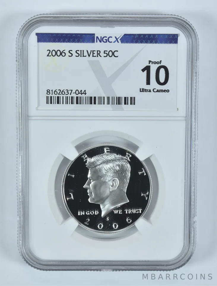 2006-S Kennedy Half Dollar Silver Proof 10 UCAM NGC X NGCX