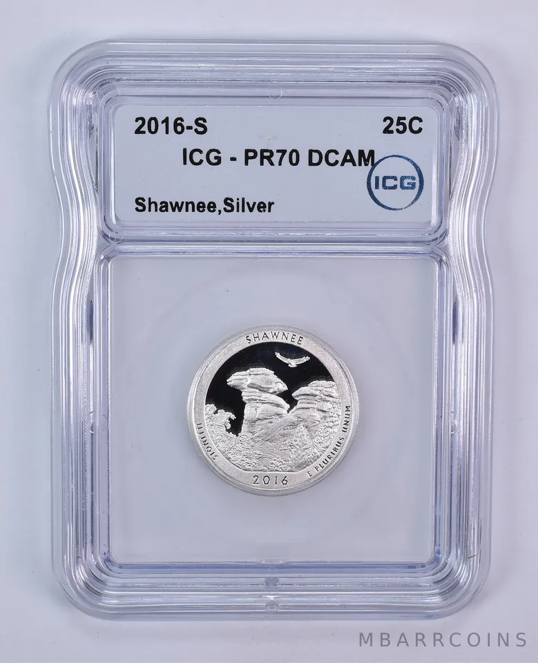 2016-S Washington Quarter ATB Shawnee Silver PR70 DCAM ICG