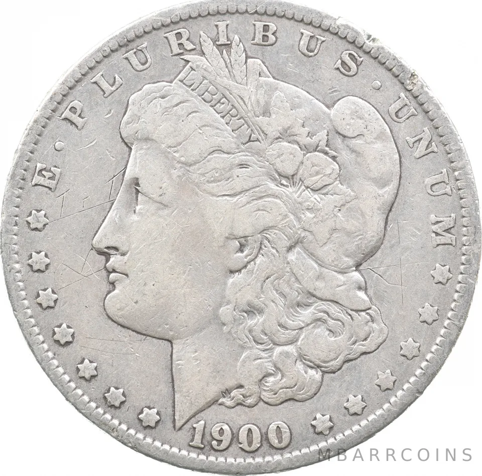 1900-O/CC Morgan Silver Dollar O Over CC *5821