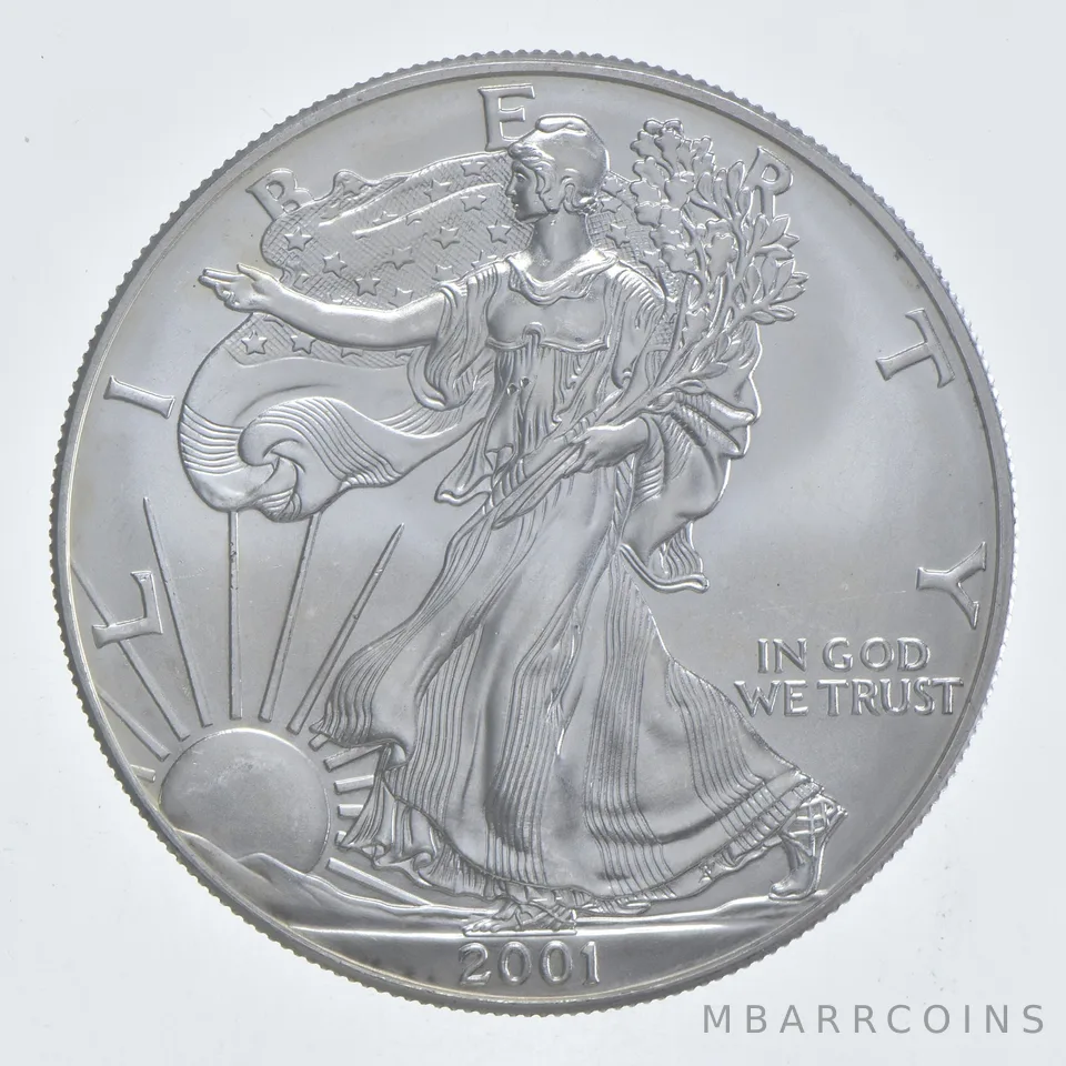 Better Date 2001 American Silver Eagle 1 Troy Oz .999 Fine Silver *730