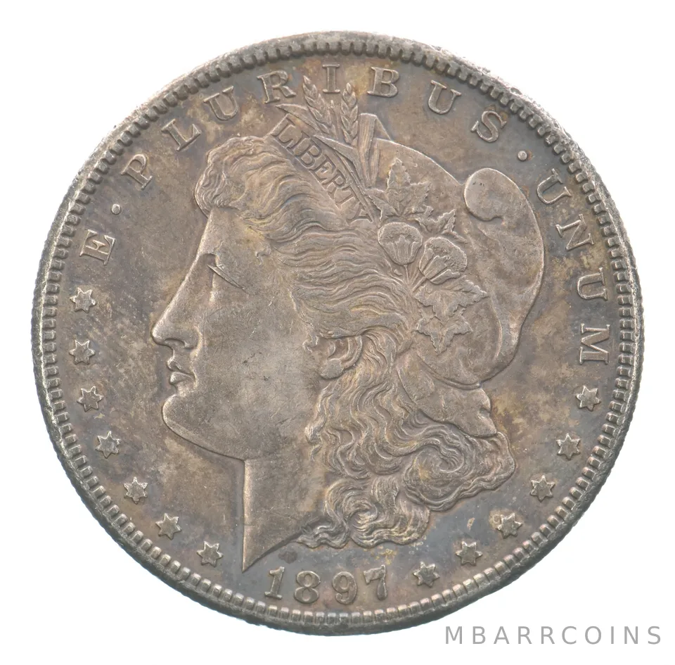 1897-S Morgan Silver Dollar Beautiful Tone *7583