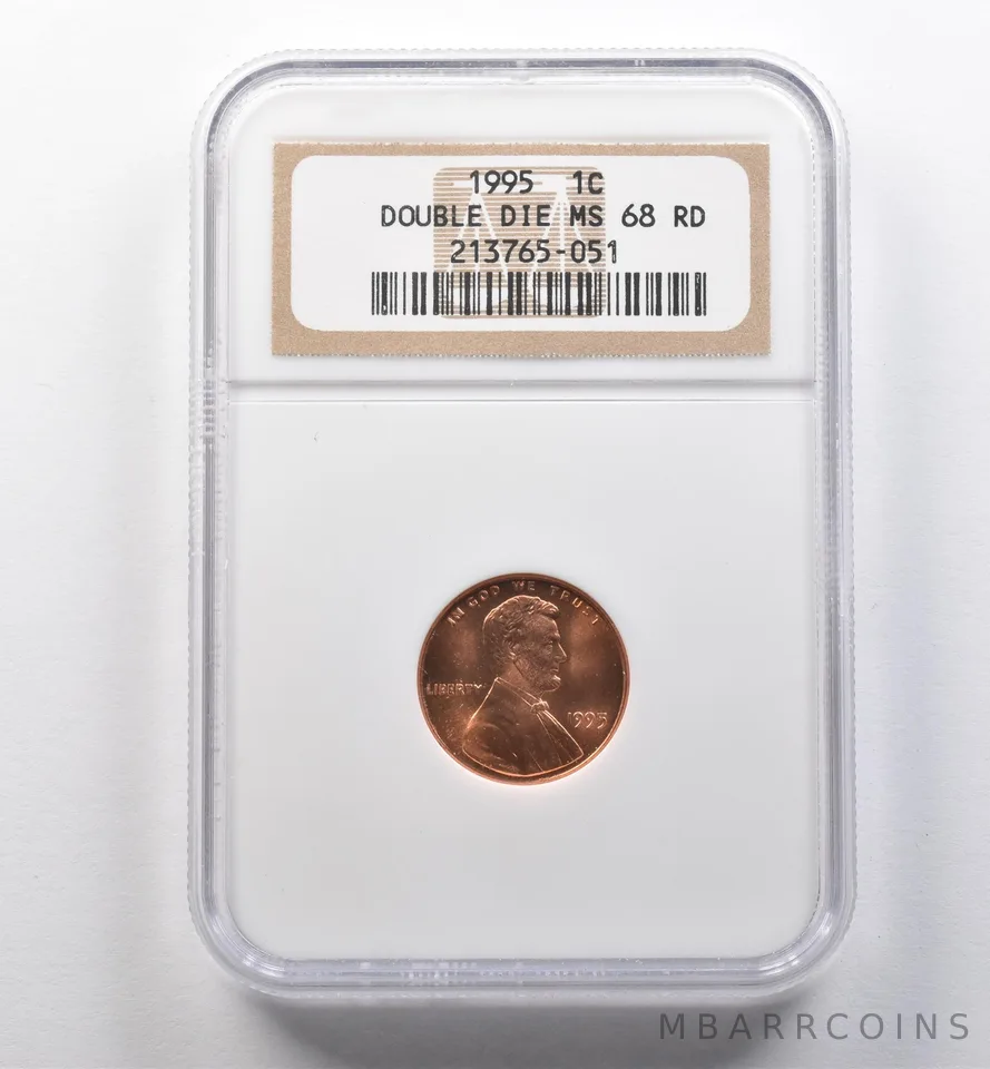 1995 Lincoln Memorial Cent Double Die MS68 RD NGC *2218