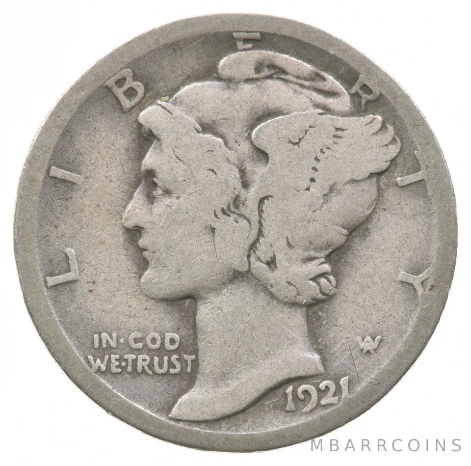 1921-D Mercury Dime *5952