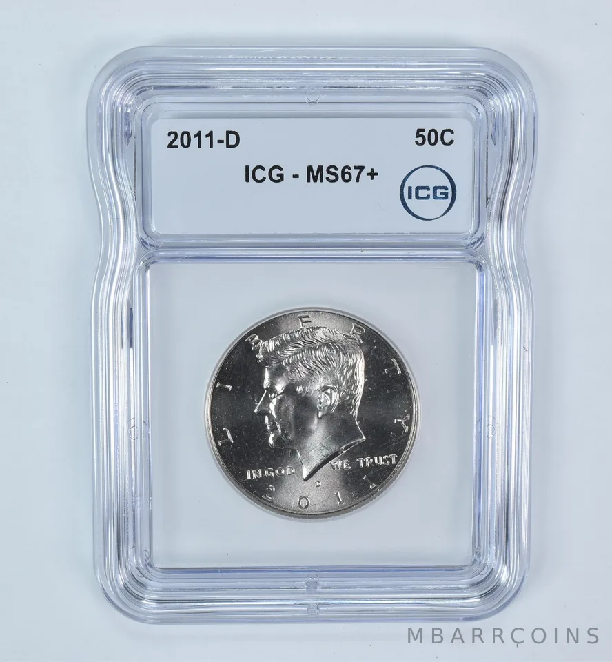 2011-D Kennedy Half Dollar MS67+ ICG