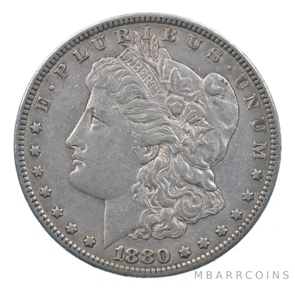 Early - 1880 Morgan Silver Dollar - 90% US Coin *887