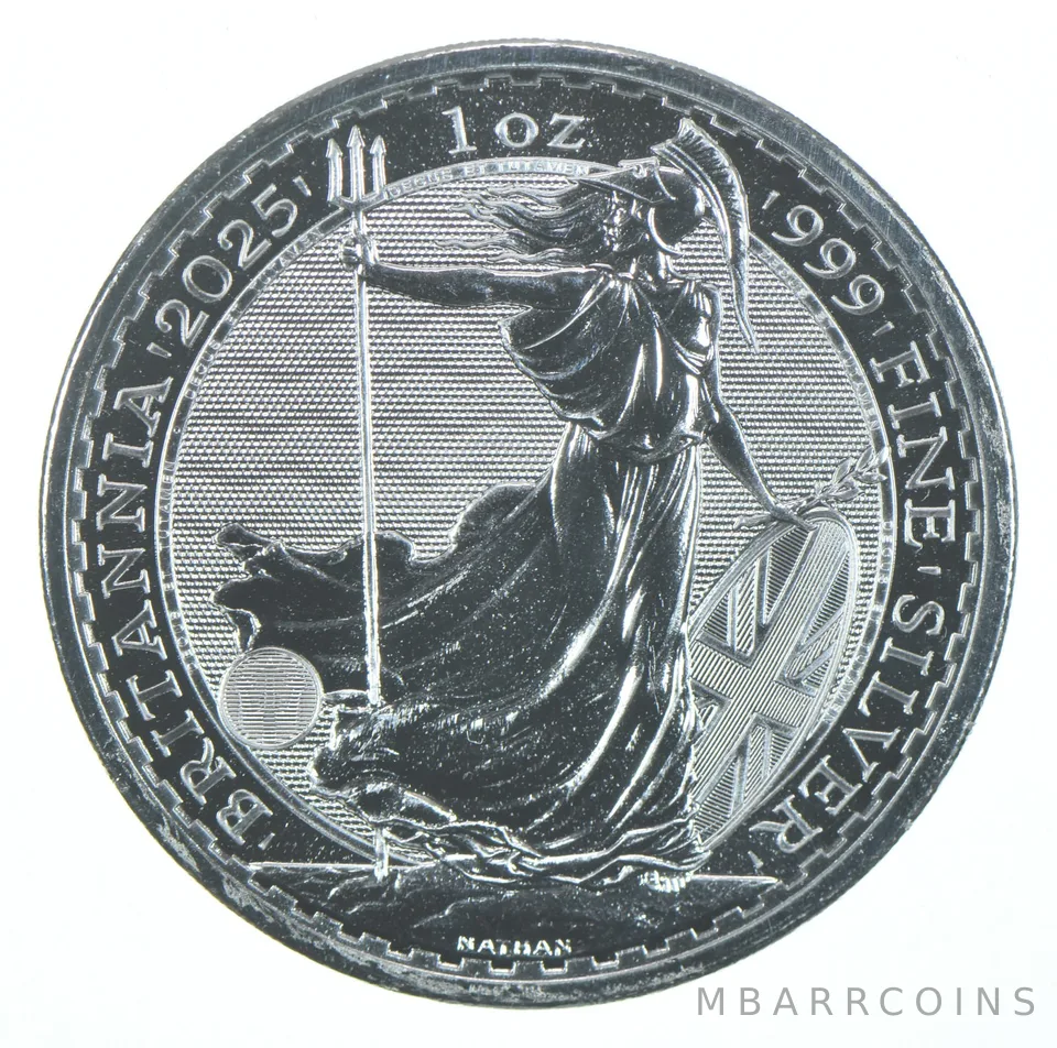 2025 Great Britain 2 Pounds Silver Britannia 1 Oz Silver
