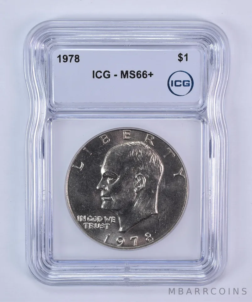 1978 Eisenhower $1 MS66+ ICG