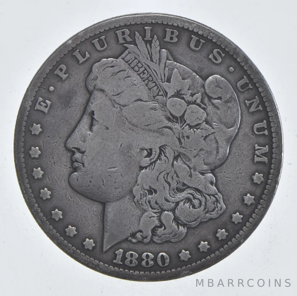 Early - 1880-S Morgan Silver Dollar - 90% US Coin *826