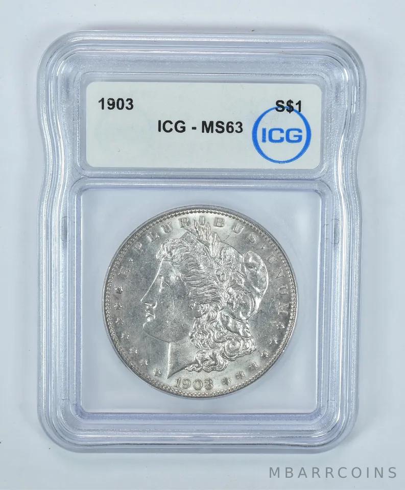 1903 Morgan Silver Dollar MS63 ICG