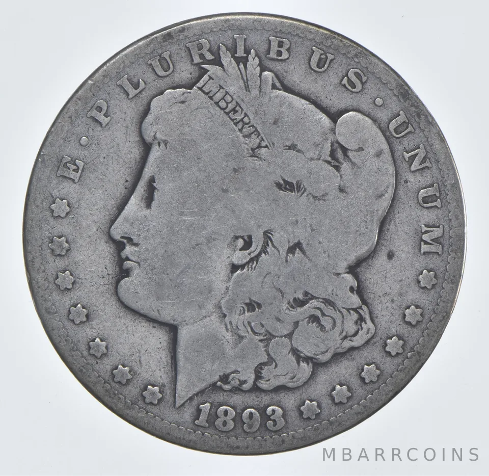 1893-CC Morgan Silver Dollar *1046