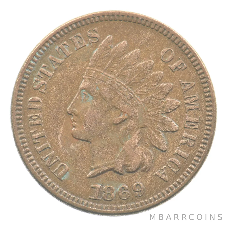 1869 Indian Head Cent *7262