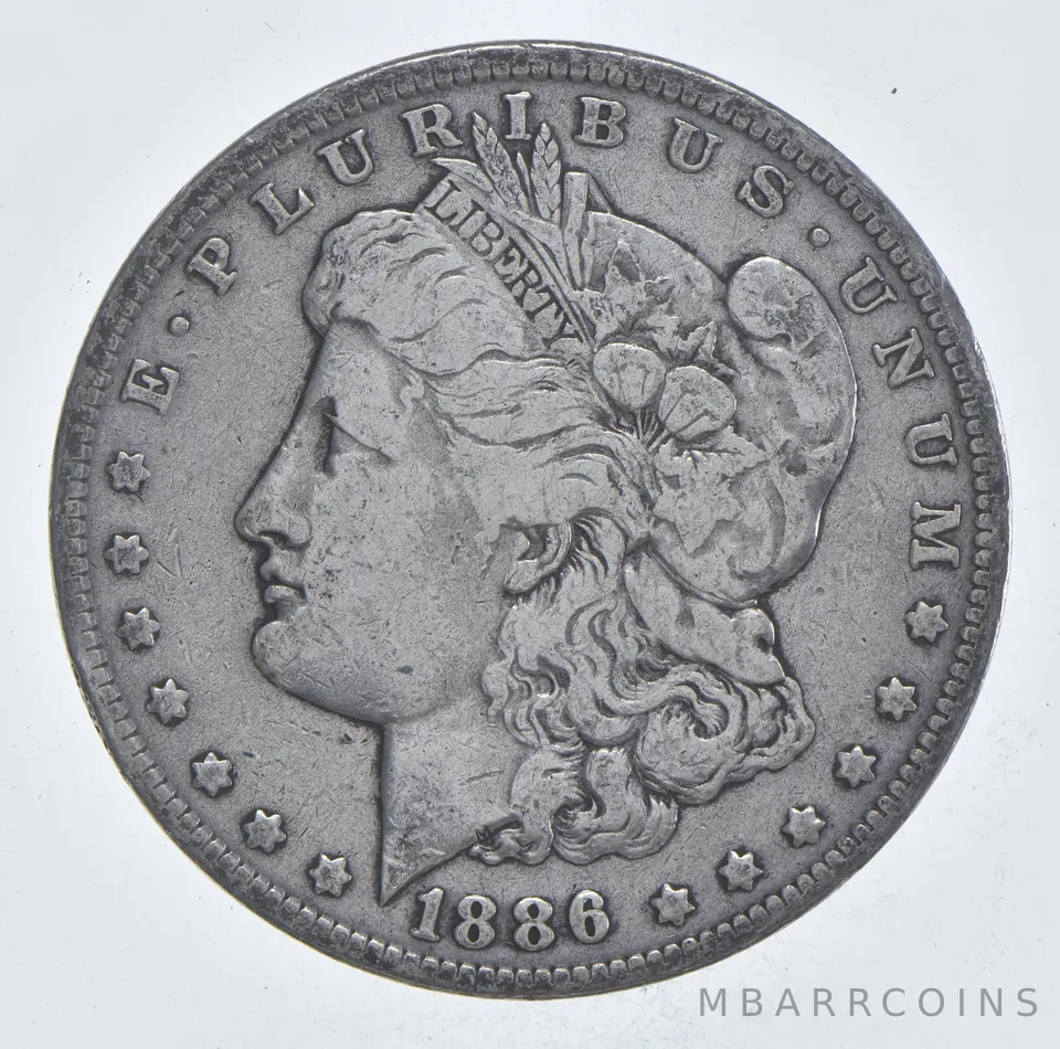 Early - 1886-O Morgan Silver Dollar - 90% US Coin *978
