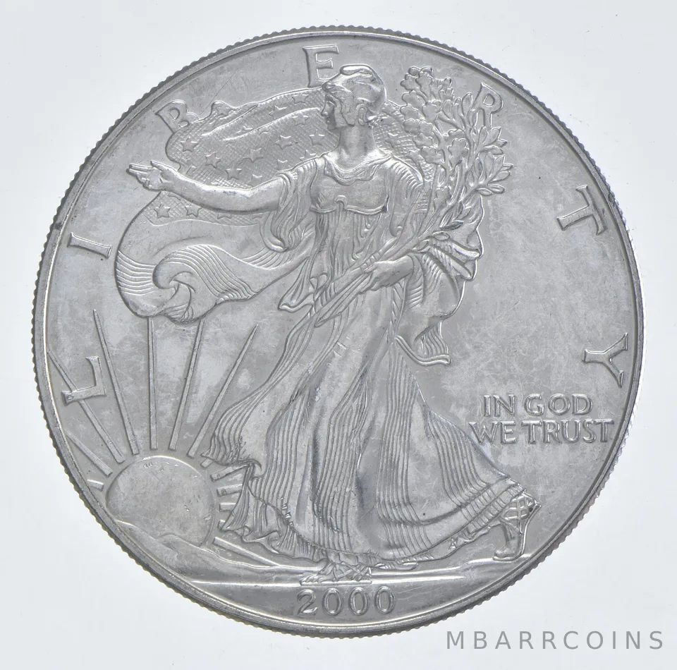 Better Date 2000 American Silver Eagle 1 Troy Oz .999 Fine Silver *177