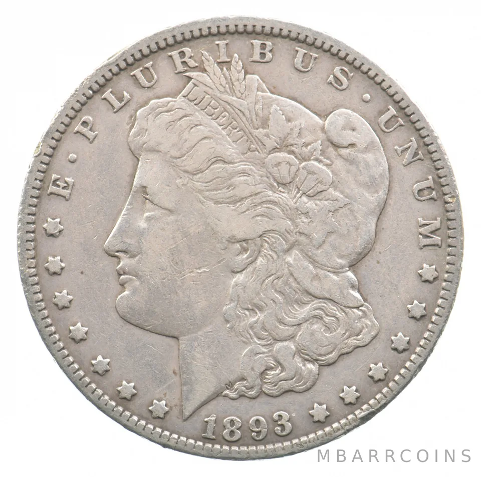 1893-O Morgan Silver Dollar *7574