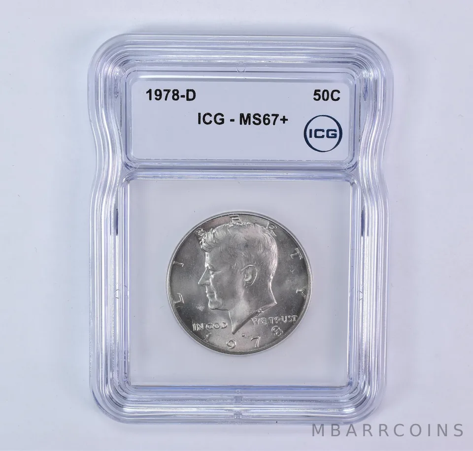 1978-D Kennedy Half Dollar MS67+ ICG