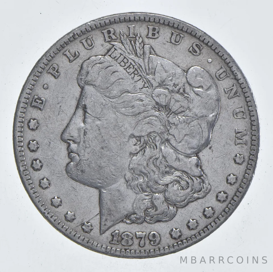 Early - 1879 Morgan Silver Dollar - 90% US Coin *846