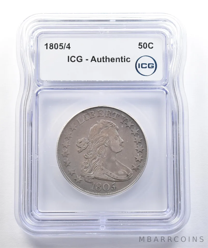 1805/4 Draped Bust Half Dollar Authentic ICG *7773
