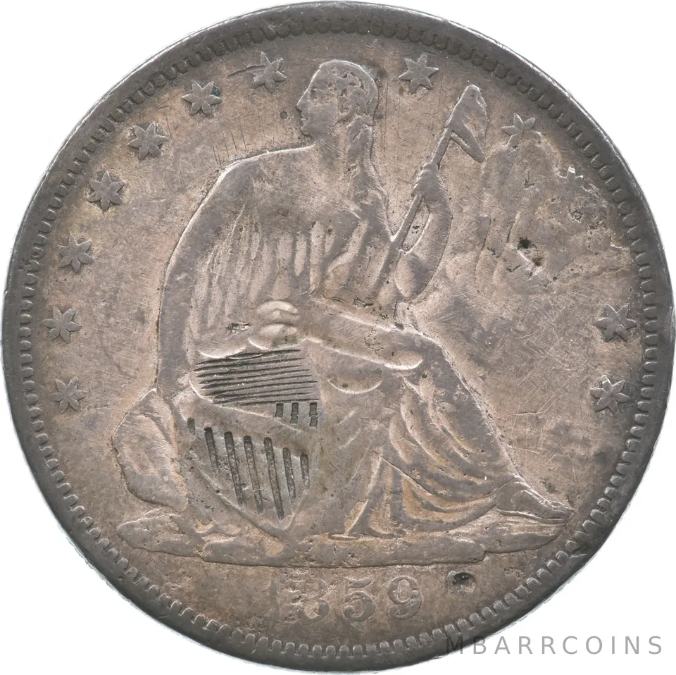 1859-S Seated Liberty Half Dollar *4703