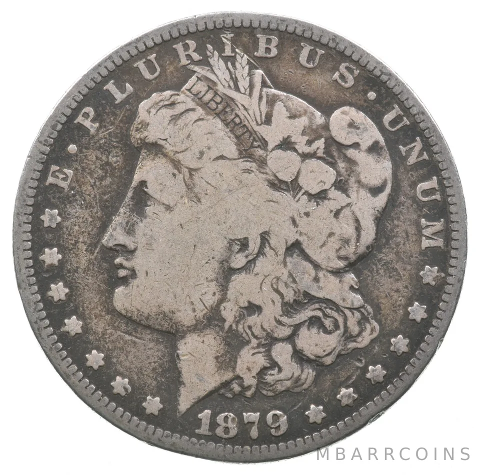 1879-S Reverse REV Of 78 1878 Morgan Silver Dollar a3634