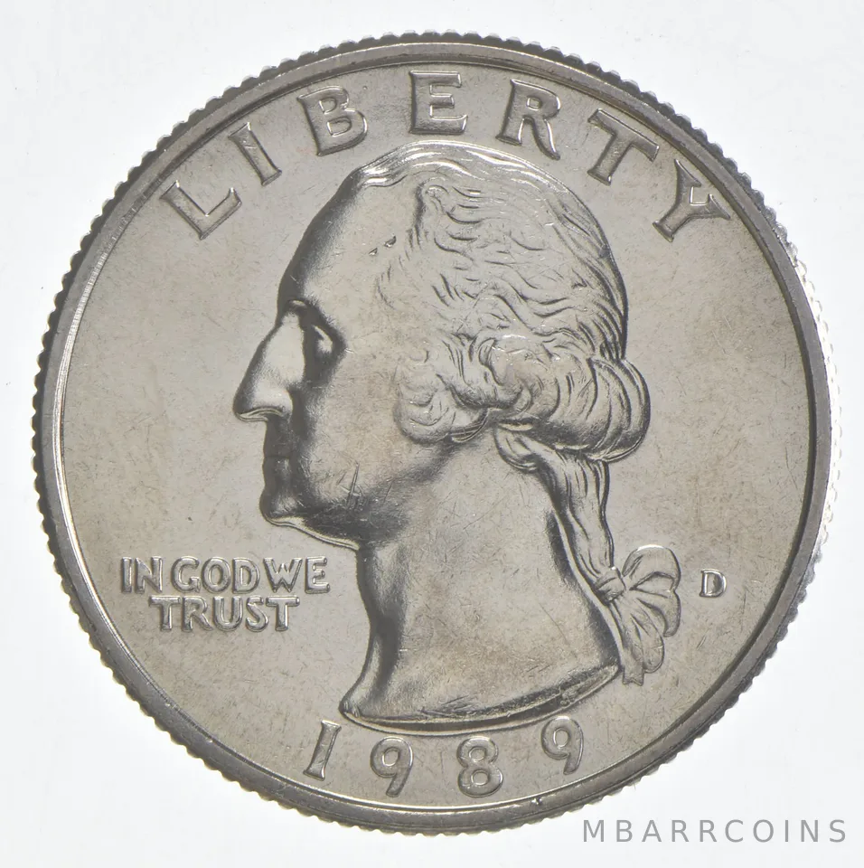 1989-D Washington Quarter Clad Unc