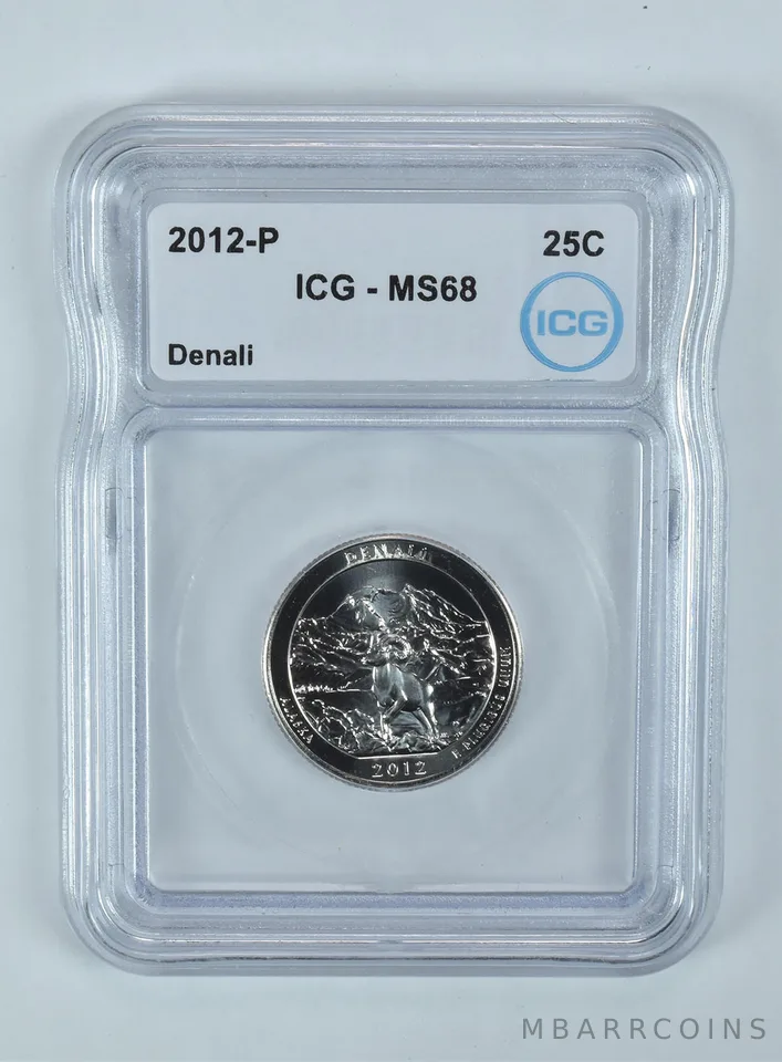 2012-P Washington Quarter ATB Denali MS68 ICG