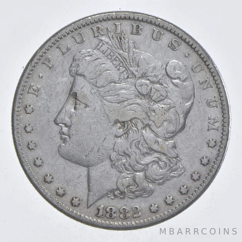 Early - 1882 Morgan Silver Dollar - 90% US Coin *958