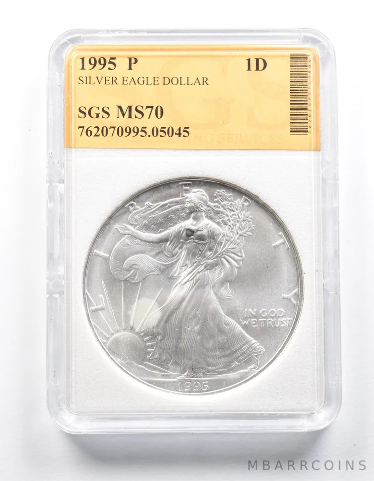 1995 American Silver Eagle a1235