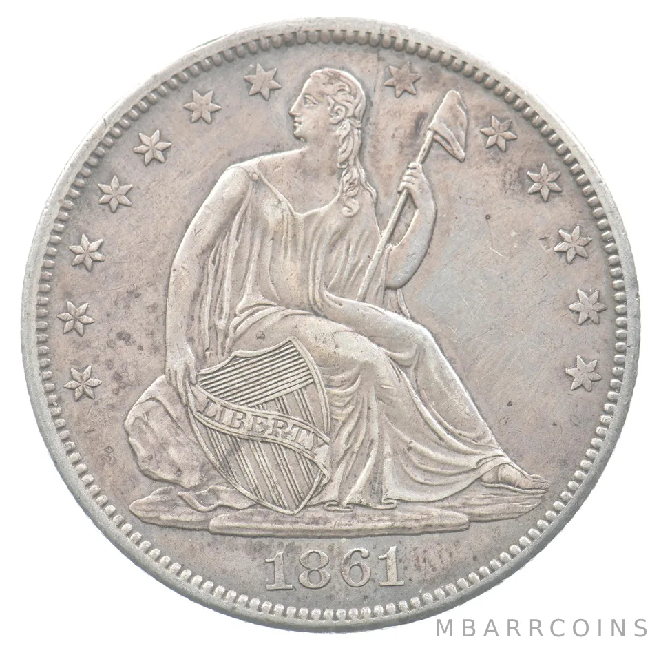 1861-O Seated Liberty Half Dollar *5240