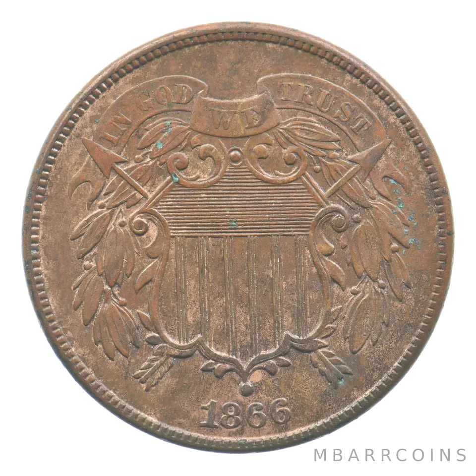 1866 Shield 2 Cents *6426