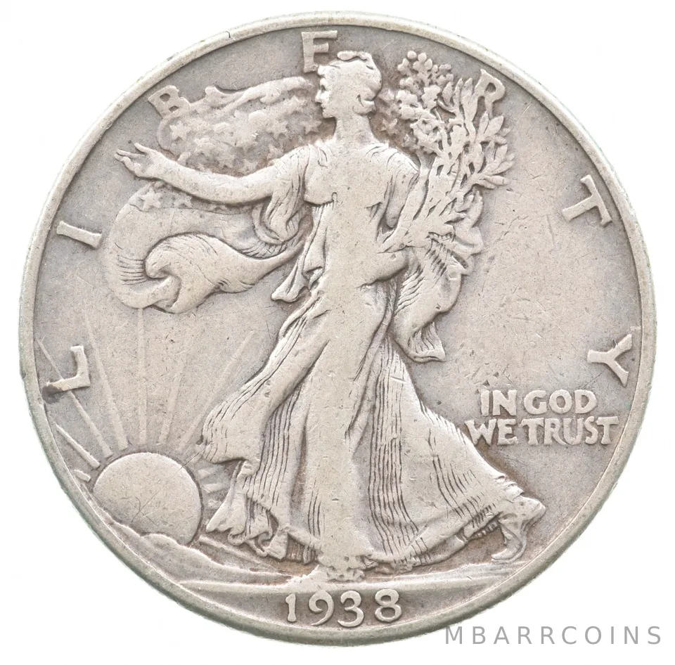 1938-D Walking Liberty Half Dollar *6744
