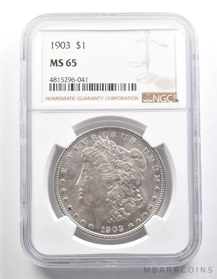 1903 Morgan Silver Dollar MS65 NGC *4068