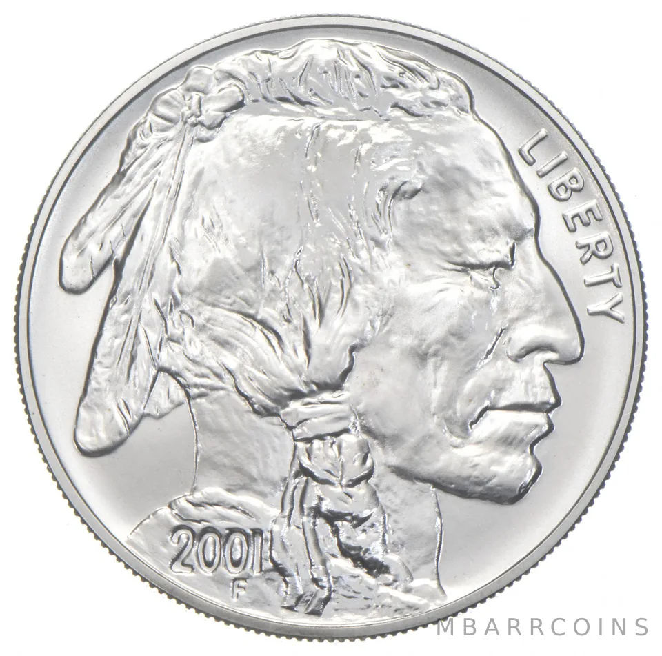 2001-D Unc Buffalo Commemorative Silver Dollar $1