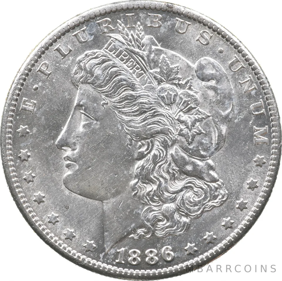 1886-S Morgan Silver Dollar a0414