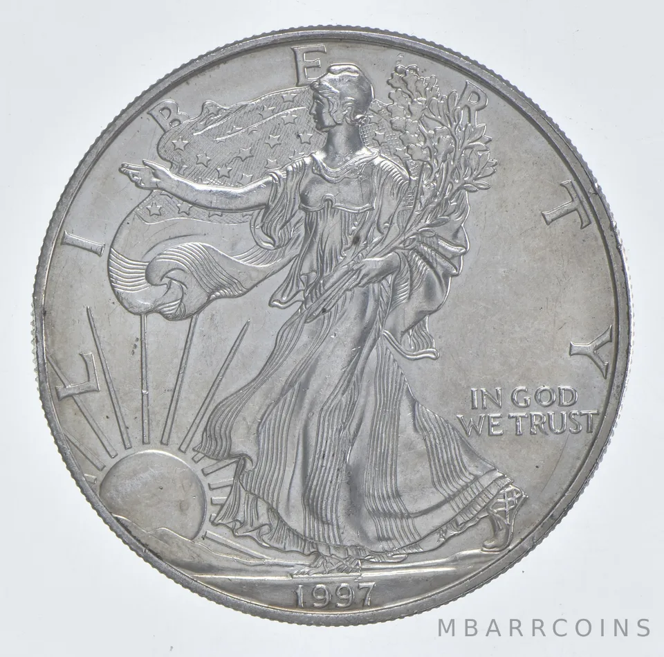 Better Date 1997 American Silver Eagle 1 Troy Oz .999 Fine Silver *074