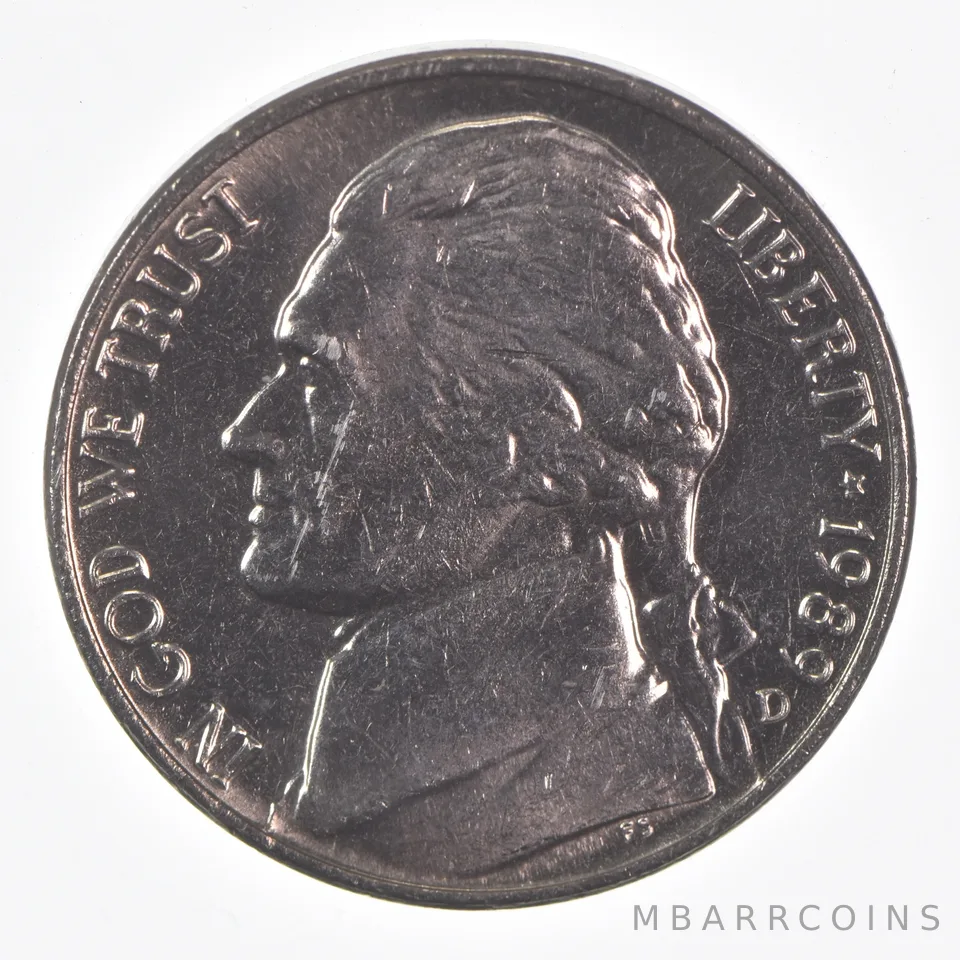 1989-D Jefferson Nickel Unc