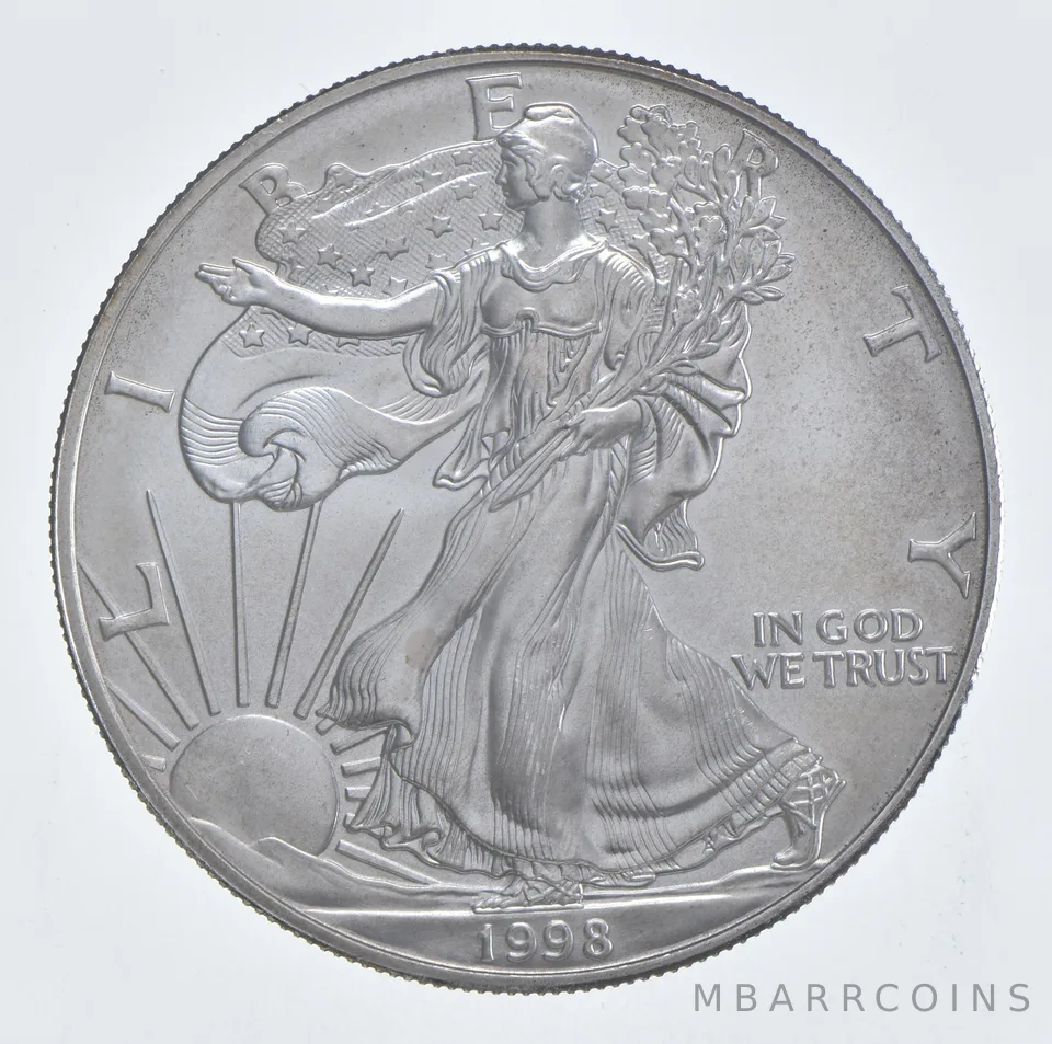 Better Date 1998 American Silver Eagle 1 Troy Oz .999 Fine Silver *220