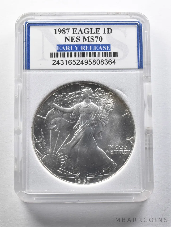 1987 American Silver Eagle ER *5778