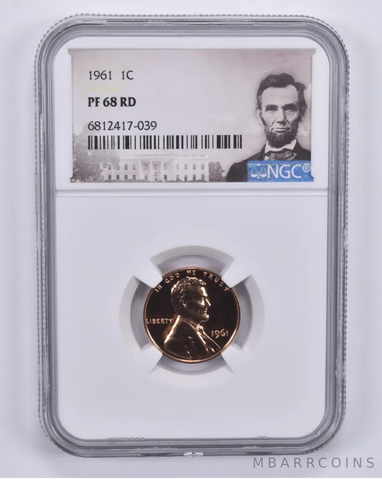 1961 Lincoln Memorial Cent PF68 RD NGC Special Label