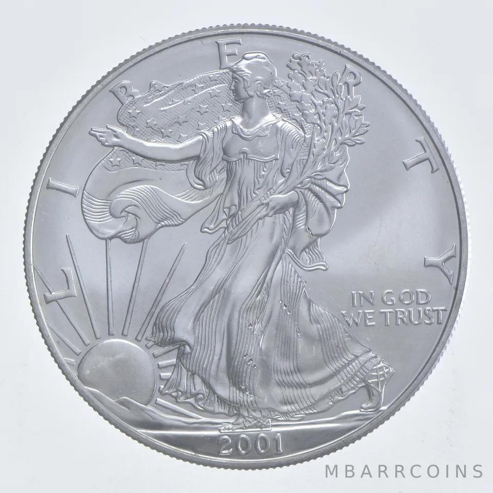 Better Date 2001 American Silver Eagle 1 Troy Oz .999 Fine Silver *205