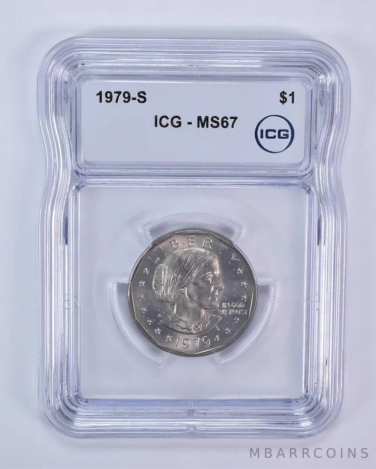 1979-S Susan B Anthony $1 MS67 ICG