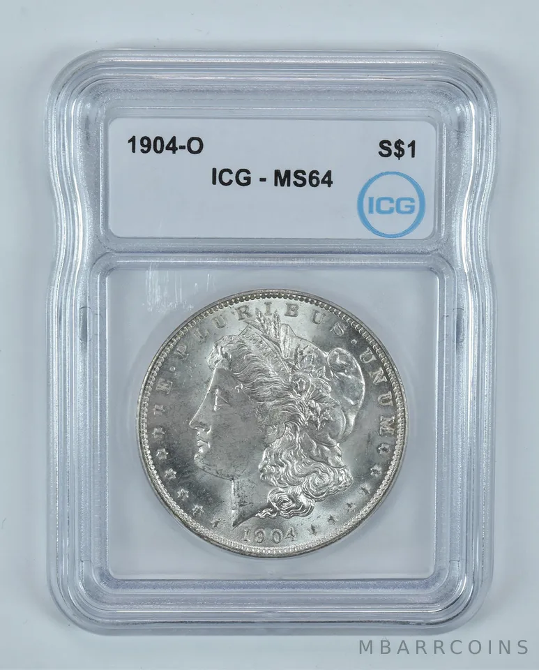 1904-O Morgan Silver Dollar MS64 ICG