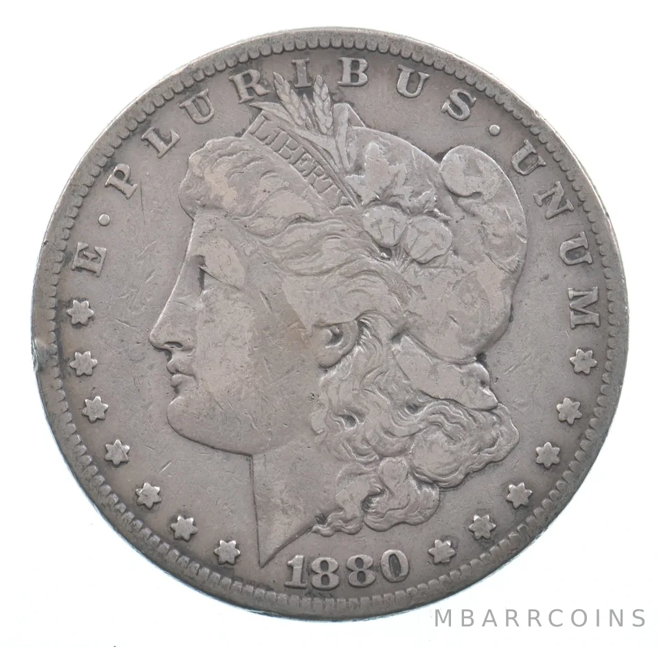 Early - 1880 Morgan Silver Dollar - 90% US Coin *783