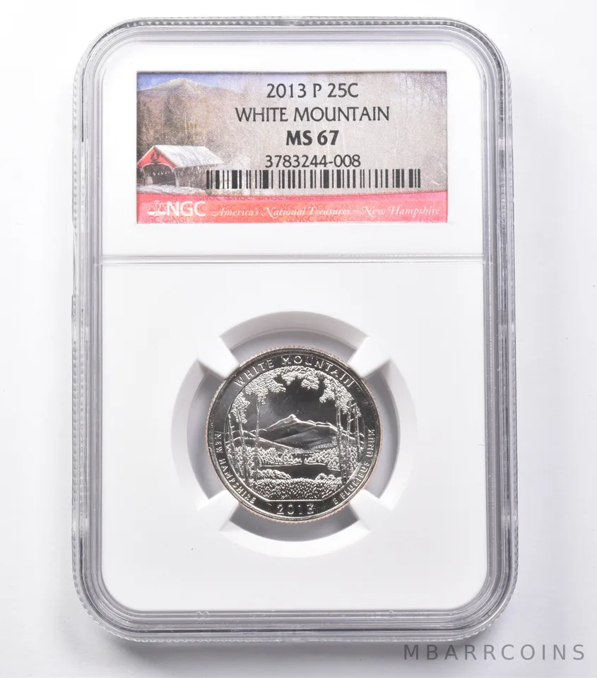 MS67 2013-P Washington Quarter White Mountain NGC *5439