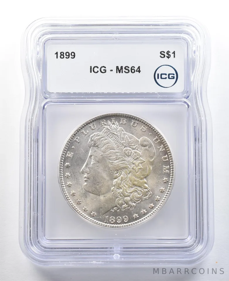 1899 Morgan Silver Dollar MS64 ICG *3342